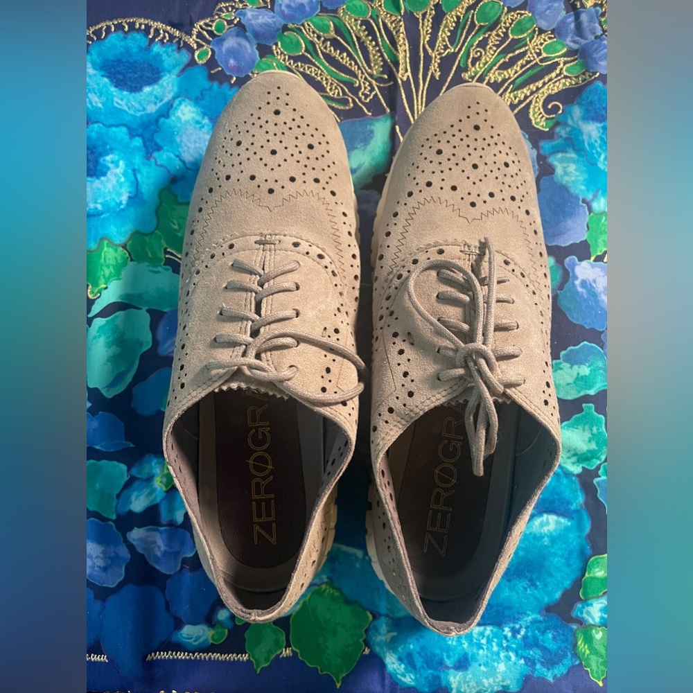 CLEARANCE - ANY 2 PAIRS OF SHOES $35 New Cole Haan Grey Oxford Flats 6.5